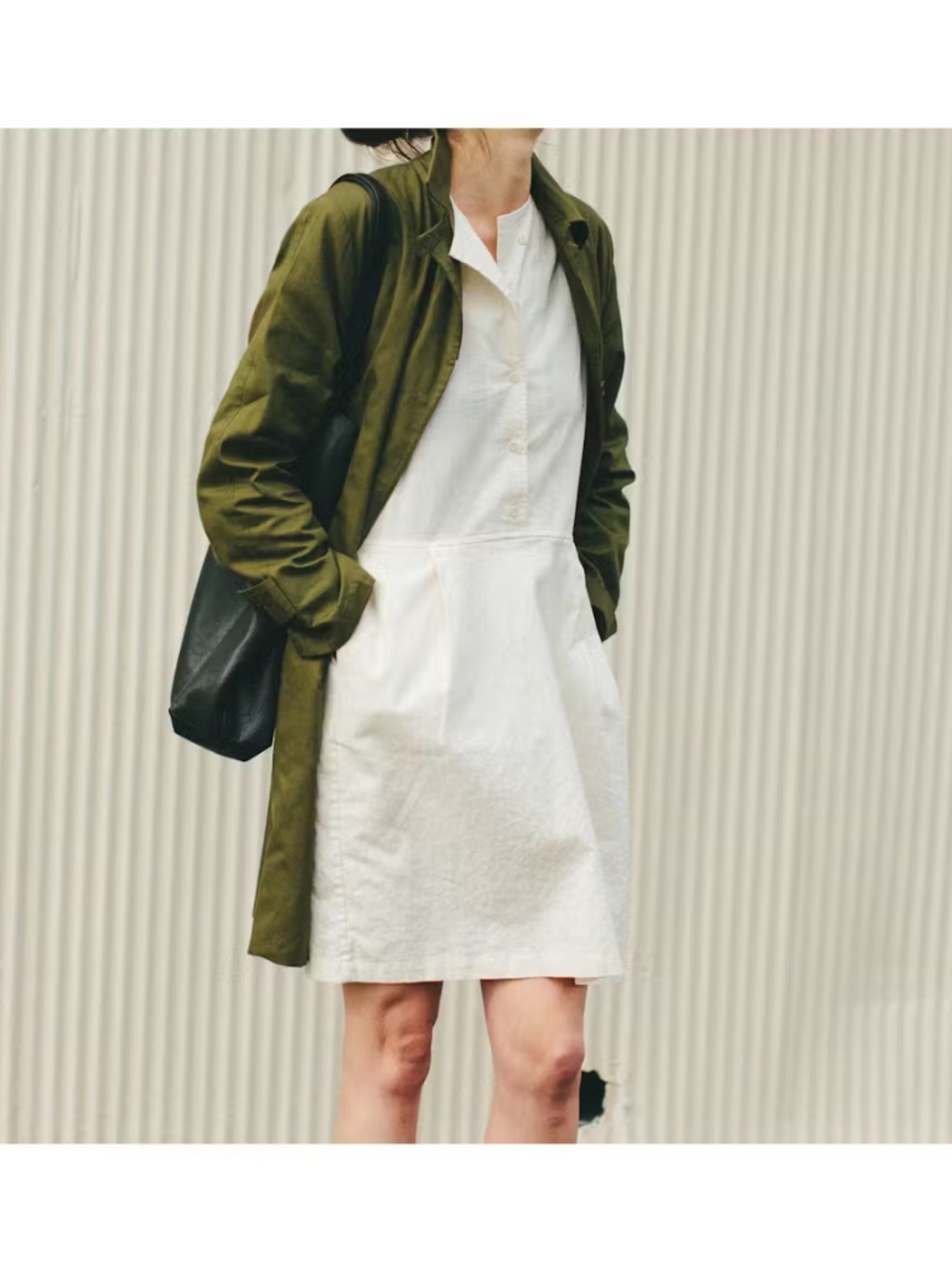 Taylor Stitch The Noe Trench in Olive Size XS